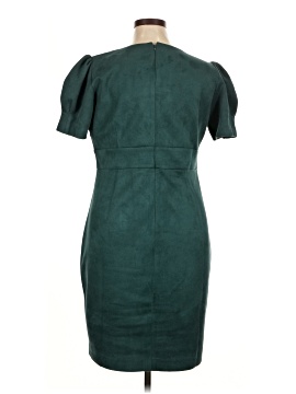 dark green formal maxi dress Handmade Dark Green Linen Maxi Dress – Square Neck Bridesmaid main image 1