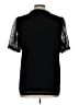 Assorted Brands 100% Polyester Black Short Sleeve Blouse Size L - photo 2