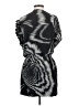 Robert Rodriguez 100% Silk Graphic Gray Cocktail Dress Size 4 - photo 2