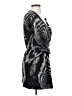 Robert Rodriguez 100% Silk Graphic Gray Cocktail Dress Size 4 - photo 4