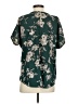 West Kei 100% Polyester Green Short Sleeve Blouse Size P (petite) - photo 2