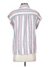 Orvis Stripes Pink Short Sleeve Blouse Size S - photo 2