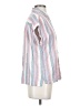 Orvis Stripes Pink Short Sleeve Blouse Size S - photo 4