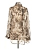 PrettyLittleThing 100% Polyester Camo Tan Long Sleeve Blouse Size 6 - photo 2