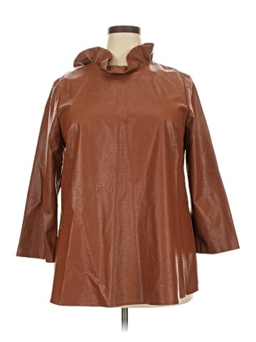 Tuckernuck Faux Leather Top (view 1)