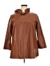 Tuckernuck 100% Polyester Brown Faux Leather Top Size XXL - photo 1