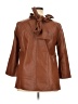 Tuckernuck 100% Polyester Brown Faux Leather Top Size XXL - photo 2
