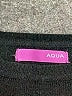 Aqua 100% Acrylic Hearts Black Pullover Sweater Size S (kids) - photo 3