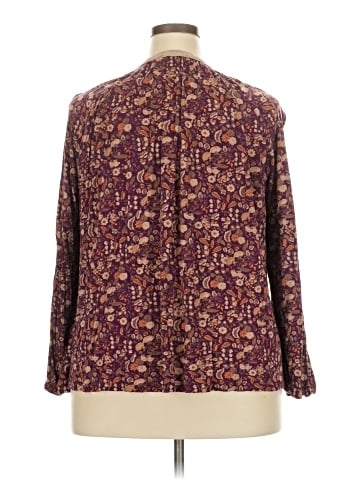 Vintage America Blues Long Sleeve Blouse (view 2)