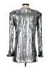 Assorted Brands Metallic Silver Long Sleeve Blouse Size S - photo 2