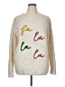 Assorted Brands Metallic White Pullover Sweater Size XL - photo 1