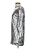 Assorted Brands Metallic Silver Long Sleeve Blouse Size S - photo 5