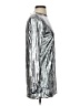 Assorted Brands Metallic Silver Long Sleeve Blouse Size S - photo 4