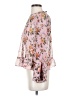 Topshop 100% Polyester Pink Long Sleeve Blouse Size 2 - photo 5
