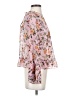 Topshop 100% Polyester Pink Long Sleeve Blouse Size 2 - photo 4