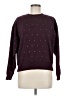 A New Day Polka Dots Burgundy Pullover Sweater Size M - photo 1