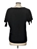 Ann Taylor Black Short Sleeve Top Size L - photo 2