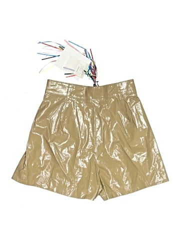 MSGM Faux Leather Shorts (view 2)