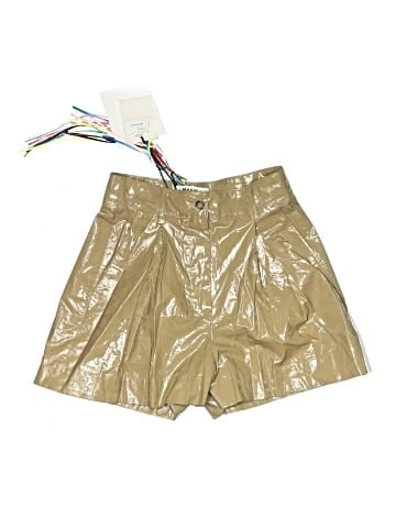 MSGM Faux Leather Shorts (view 1)