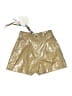MSGM Metallic Gold Faux Leather Shorts Size EU 40 / US 10 - photo 1