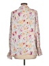 Unbranded Floral Pink Long Sleeve Blouse Size L - photo 2