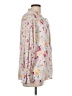 Unbranded Floral Pink Long Sleeve Blouse Size L - photo 4