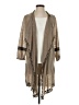 John Mark 100% Polyester Tan Cardigan Size S - photo 1