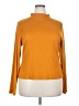 Feathers Orange Long Sleeve Turtleneck Size 2X - photo 1