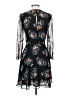 Zara Basic Floral Black Cocktail Dress Size XS - photo 2