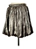 Madewell 100% Polyester Metallic Silver Casual Skirt Size 2 - photo 2