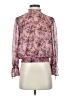 Express 100% Polyester Purple Long Sleeve Blouse Size XS - photo 1