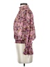 Express 100% Polyester Purple Long Sleeve Blouse Size XS - photo 5