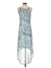 Old Navy 100% Polyester Paisley Blue Casual Dress Size XS - photo 2