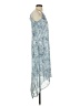 Old Navy 100% Polyester Paisley Blue Casual Dress Size XS - photo 4