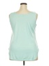 Unbranded 100% Polyester Teal Sleeveless Top Size 2X - photo 2