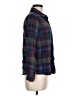 Natural Reflections 100% Cotton Plaid Blue Long Sleeve Button-Down Shirt Size M - photo 4