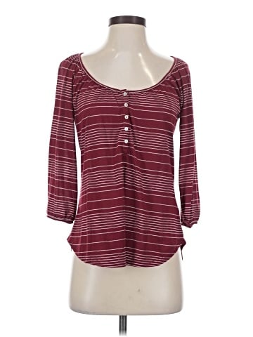Velvet 3/4 Sleeve Blouse (view 1)