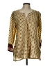 Assorted Brands 100% Viscose Gold Long Sleeve Blouse Size L (estimated) - photo 1