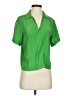 FRAME 100% Silk Green Blouse Size XS - photo 1