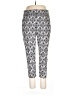 Ann Taylor LOFT Print Blue Leggings Size 12 - photo 1