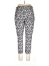 Ann Taylor LOFT Print Blue Leggings Size 12 - photo 2