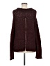 Bishop + Young Tweed Burgundy Pullover Sweater Size M - photo 2
