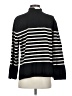 H&M Stripes Black Turtleneck Sweater Size S - photo 2