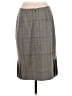 Kasper 100% Polyester Plaid Gray Tan Formal Skirt Size 8 (petite) - photo 2