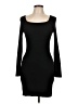 Helmut Lang Solid Black Cocktail Dress Size L - photo 1