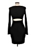 Helmut Lang Solid Black Cocktail Dress Size L - photo 2