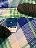 Old Navy 100% Cotton Plaid Blue Long Sleeve Button-Down Shirt Size XXL - photo 7