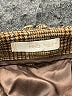 MNG Plaid Brown Formal Skirt Size 10 - photo 4