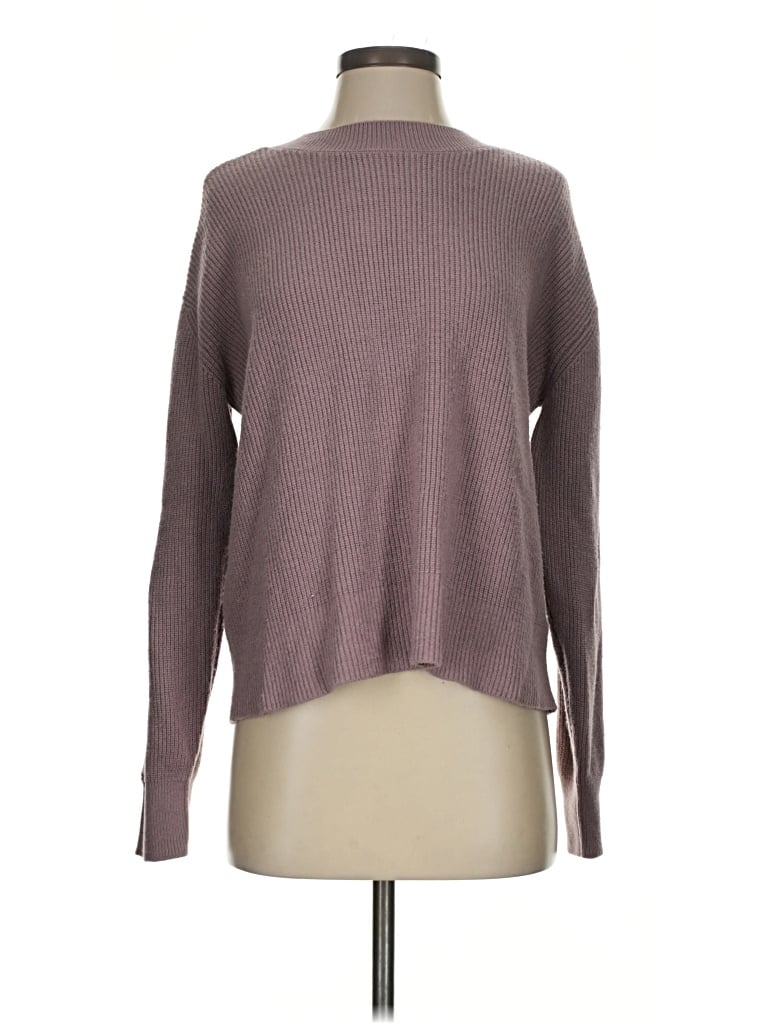 Pre-owned Evereve Turtleneck Sweater In Purple