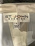 St. John Solid Silver Casual Pants Size 4 - photo 3